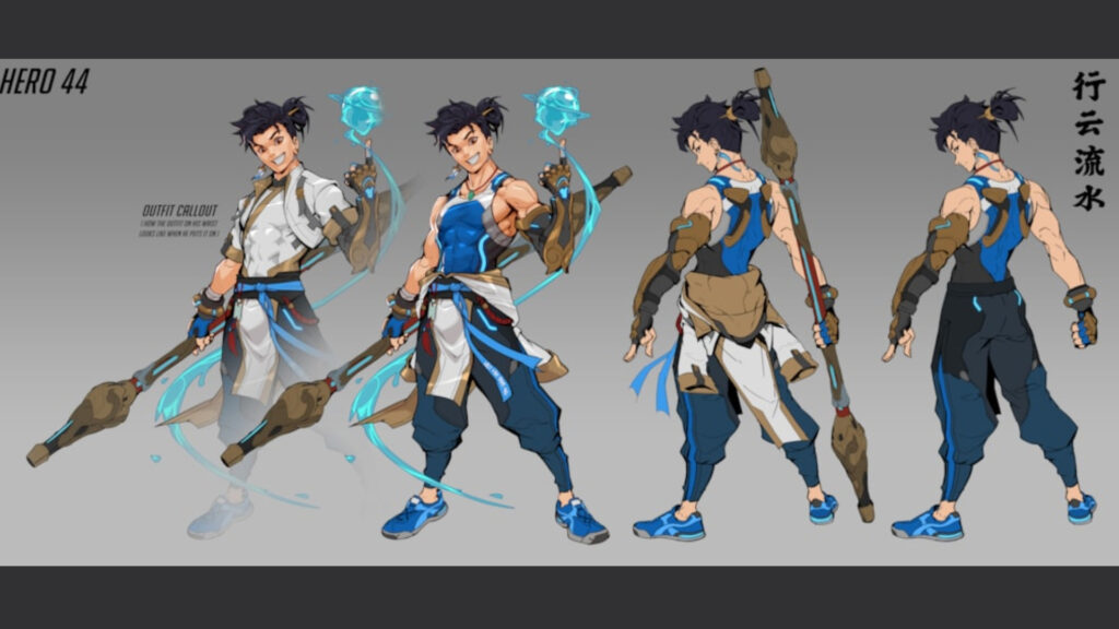 Aqua is the next Overwatch 2 hero (Image via Blizzard Entertainment)