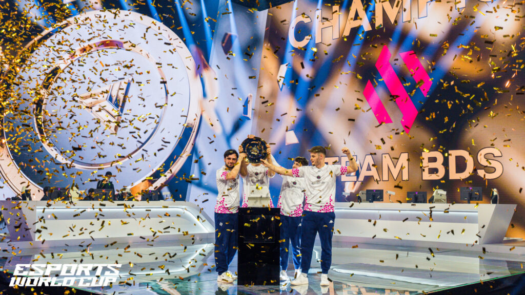 Team BDS won the Esports World Cup Rocket League tournament in 2024 (Image via EWC)