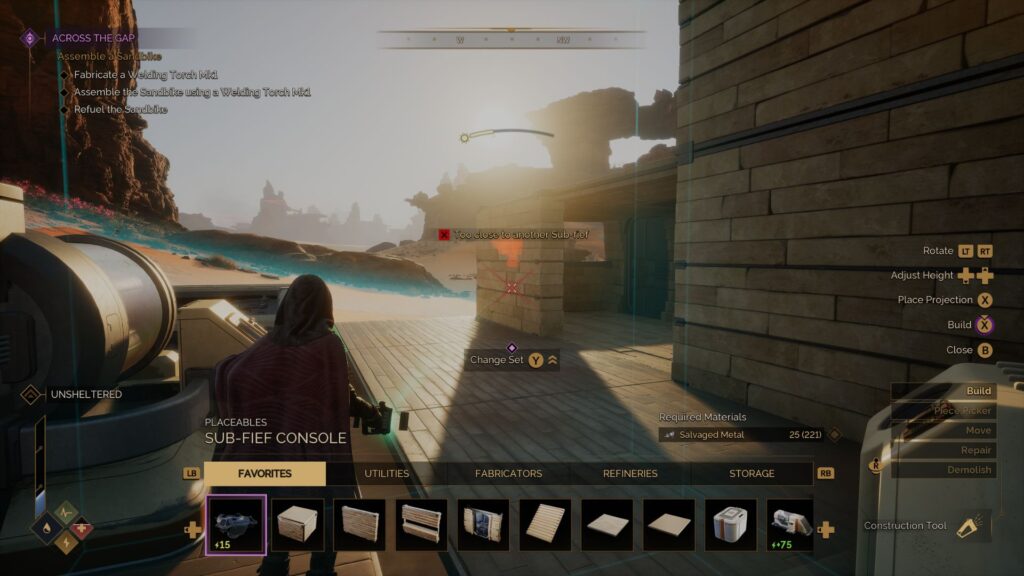 Use a Solido Replicator to save and move your base's blueprint in Dune: Awakening. (Screenshot by esports.gg)