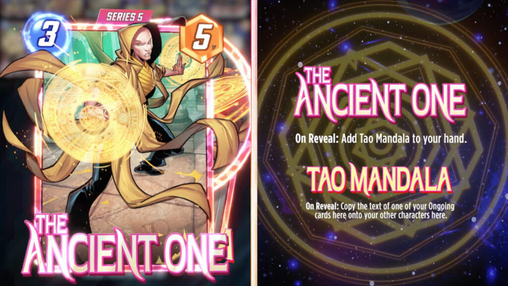How The Ancient One works in Marvel Snap (Image via Second Dinner)