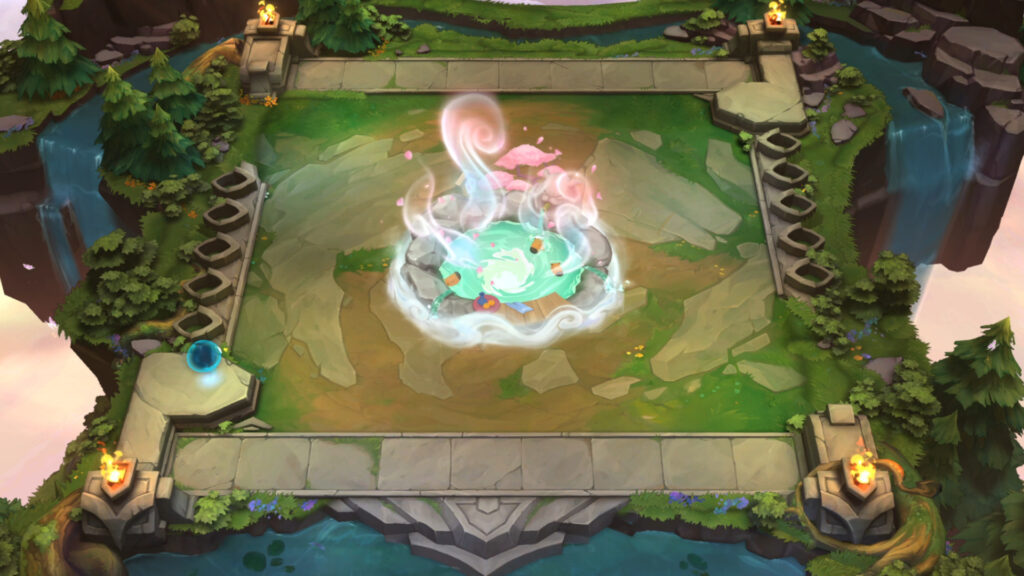 The Spirit Springs portal skin (Images via Riot Games)