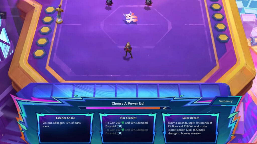 How Power Ups work in K.O. Coliseum (Image via Riot Games)