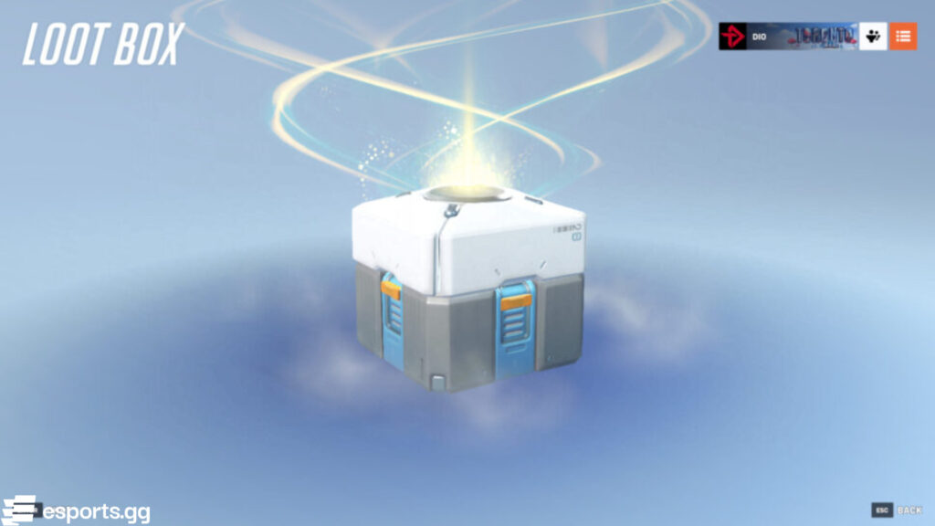 A regular loot box (Screenshot via esports.gg)