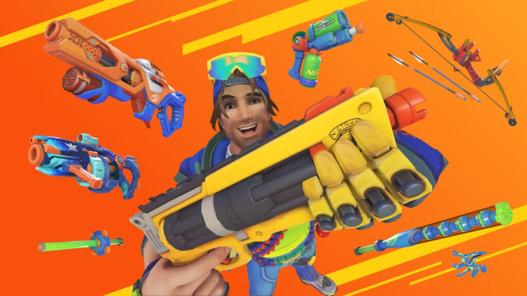 Overwatch 2 Nerf collaboration (Image via Blizzard Entertainment)