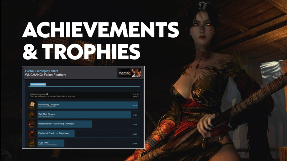 WUCHANG: Fallen Feathers Achievements & Trophies cover image