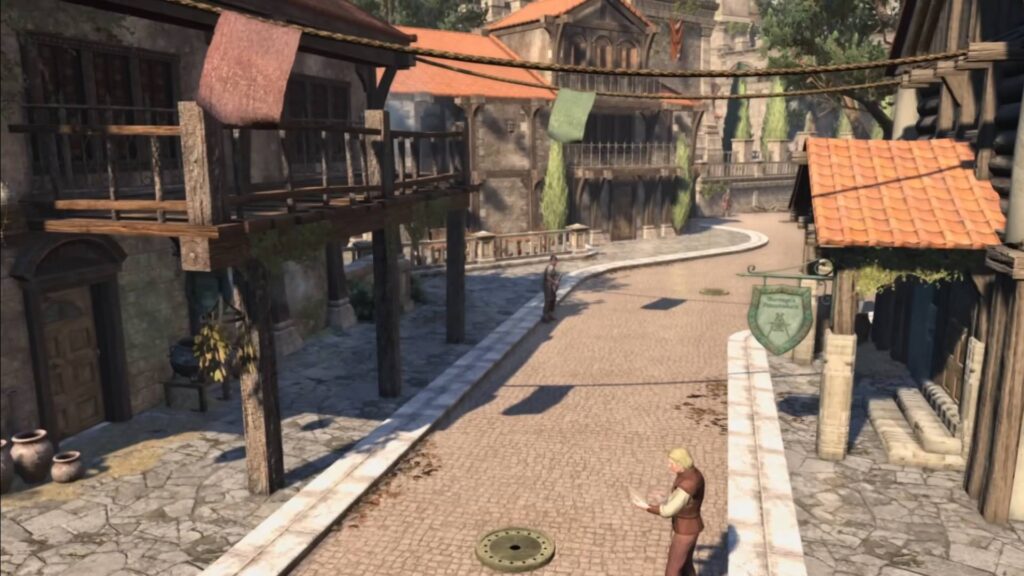 City of Anvil in Skyblivion (Screenshot via esports.gg)