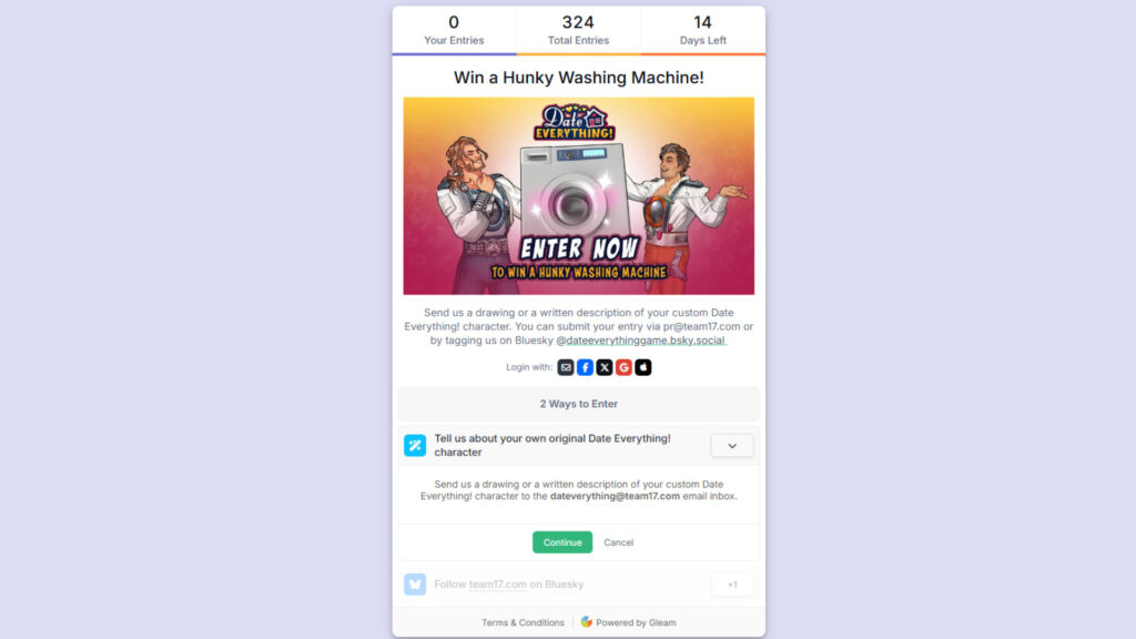 Date Everything's washing machine competition (Screenshot via esports.gg)