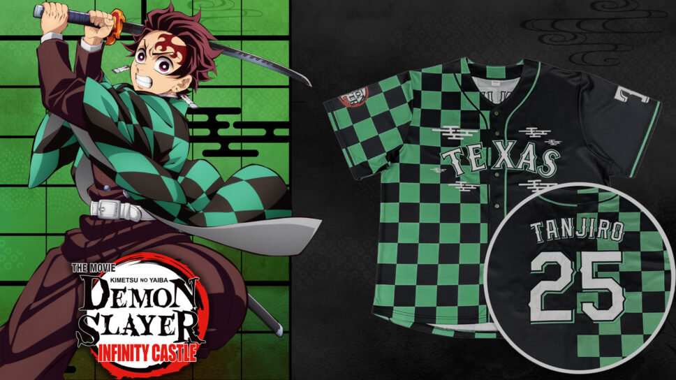 Demon Slayer teams up with Texas Rangers for exclusive jersey cover image