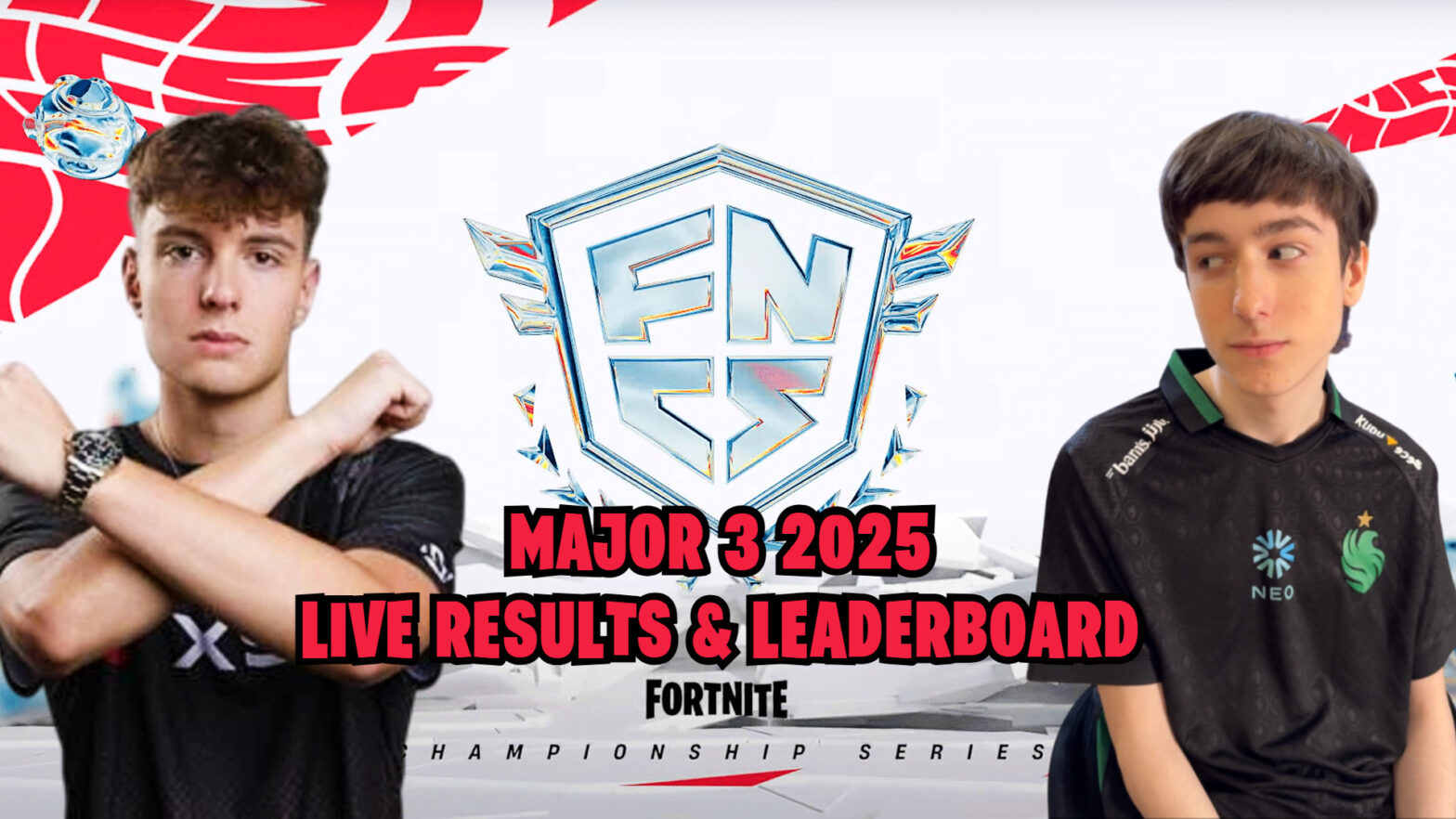 FNCS Major 3 2025: Live results & leaderboard