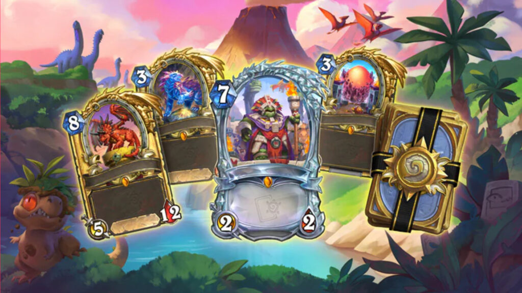 The Lost City of Un'Goro Mini-Set is Day of Rebirth (Image via Blizzard Entertainment)