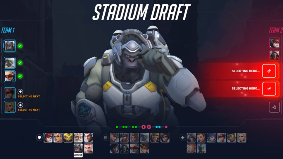 Overwatch 2 Stadium Draft disables mirror hero bans cover image