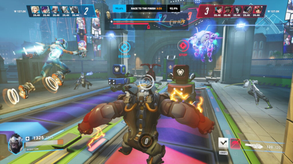 Winston in Overwatch 2 Stadium (Image via Blizzard Entertainment)