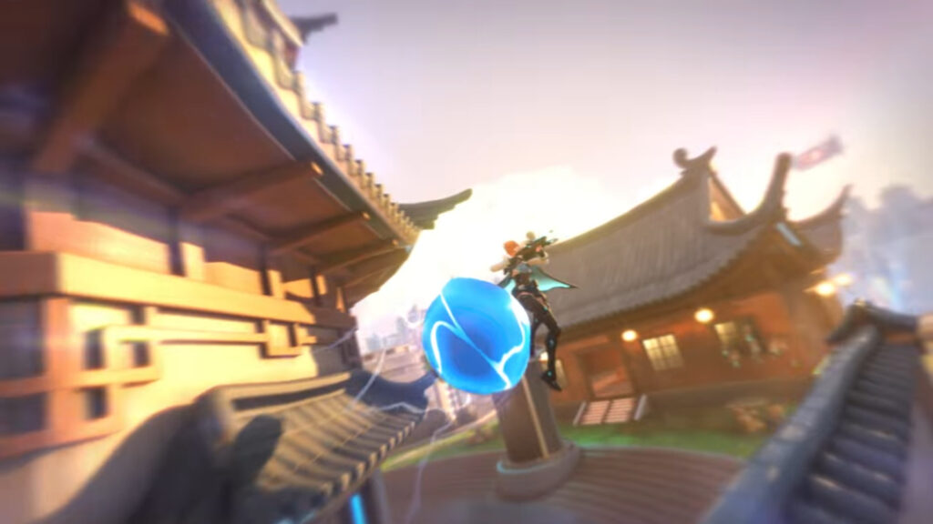 Wuyang using his primary fire (Image via Blizzard Entertainment)