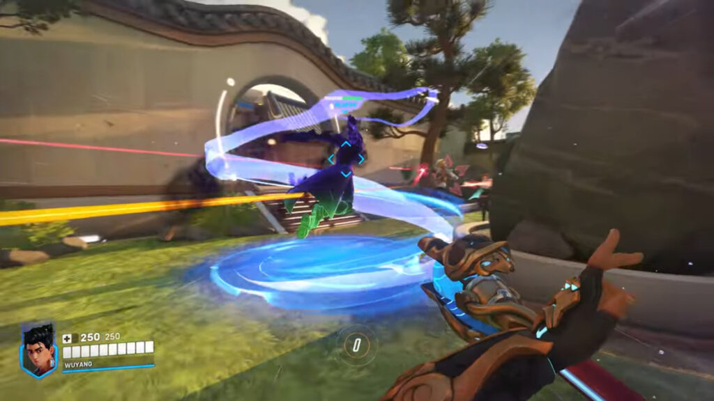 Wuyang's Tidal Blast ultimate (Image via Blizzard Entertainment)
