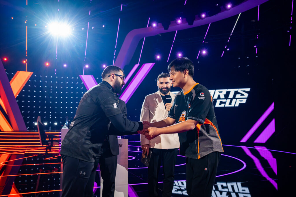 AngryBird and Xiao Hai (Photo via Esports World Cup | Luc Bouchon)