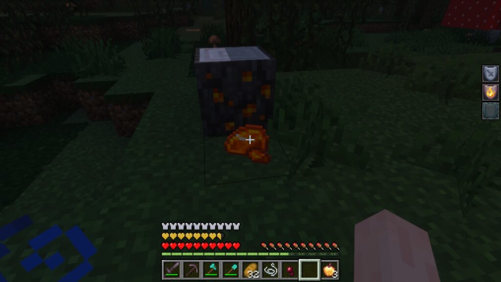 Resin clumps will drop from Creaking Hearts. (Screenshot via esports.gg)