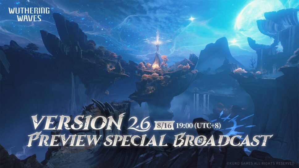 New adventures in Septimont! WuWa 2.6 stream, details, and redeem codes cover image