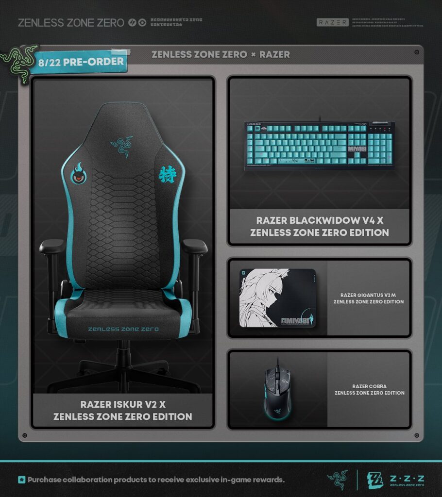 Razer x Zenless Zone Zero (image via HoYoverse)