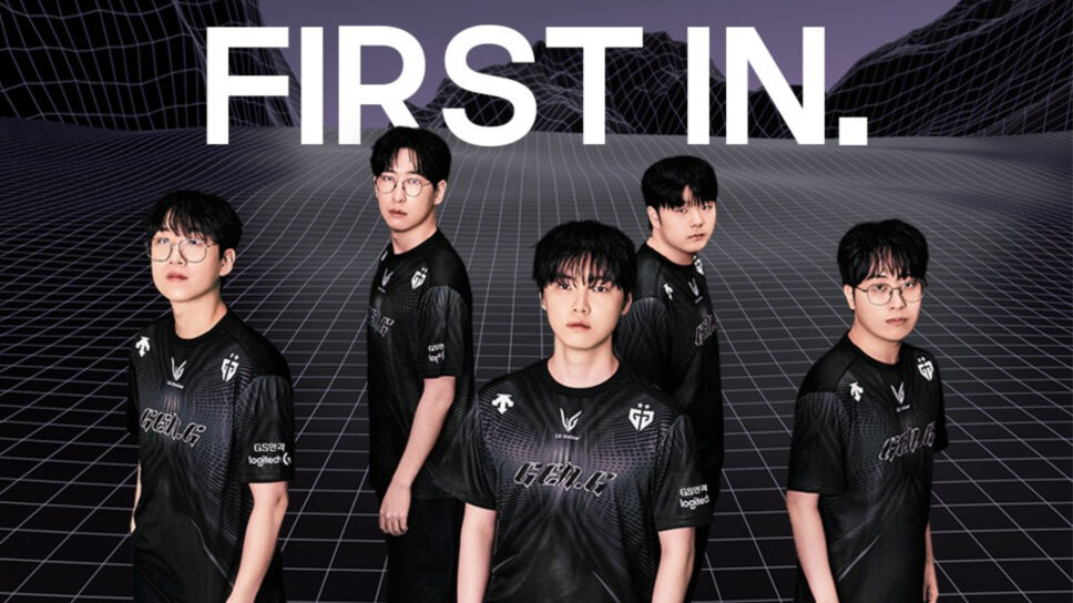 Gen.G reveals new LoL Worlds 2025 full black jersey cover image