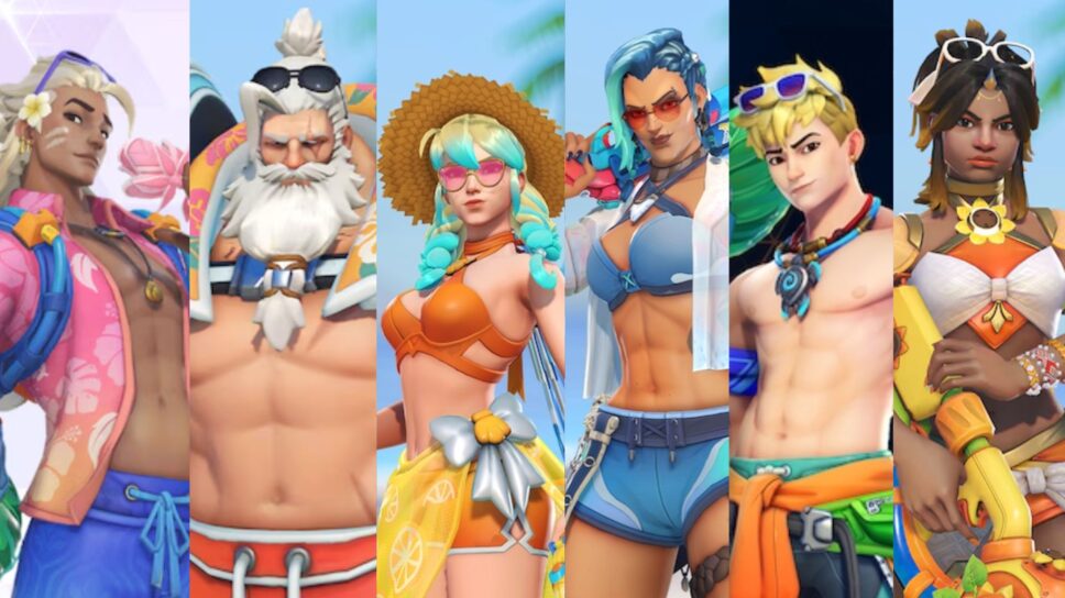 All Overwatch 2 Poolside skins and how to unlock them cover image