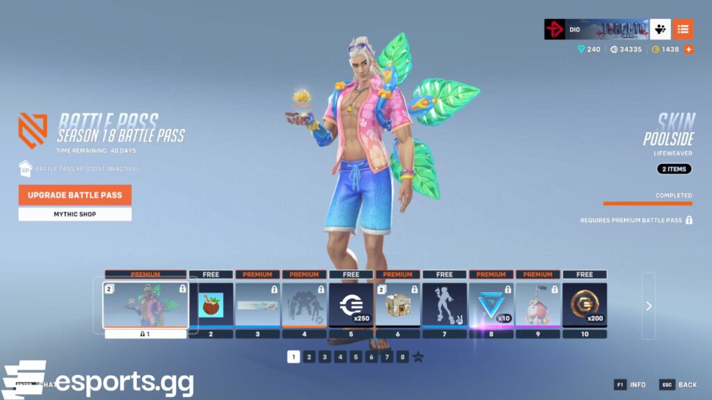 Overwatch 2 Season 18 skins (Screenshot via esports.gg)
