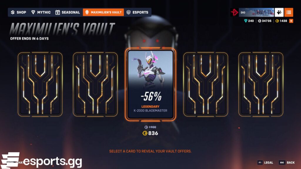 Maximilien's Vault in Overwatch 2 (Screenshot via esports.gg)