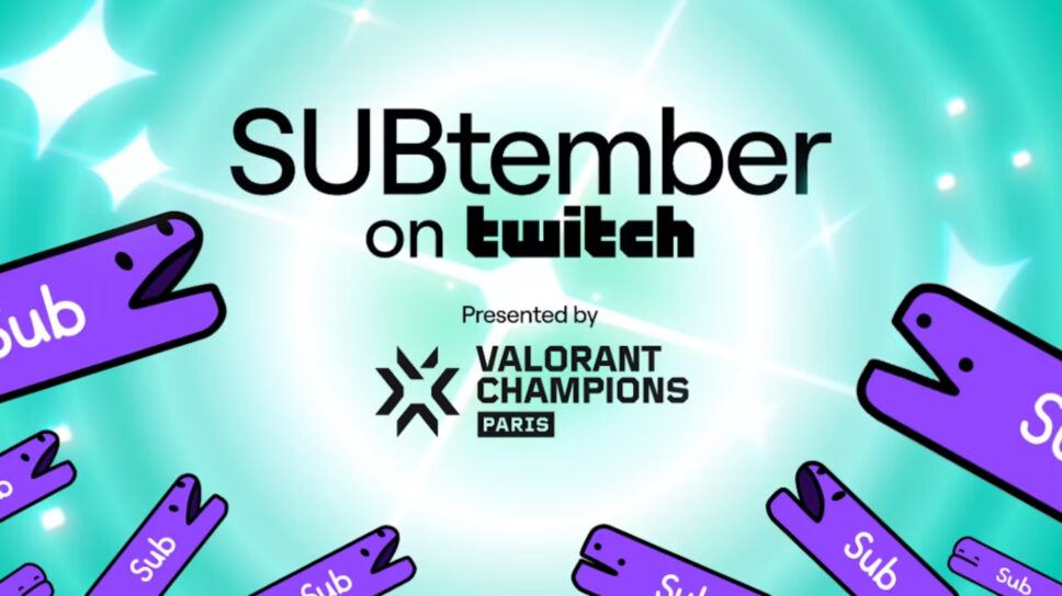 VALORANT Champions Paris is the official SUBtember 2025 sponsor cover image