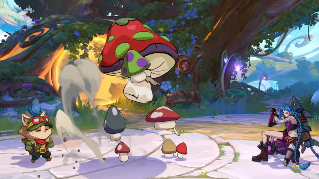 Teemo versus Jinx in 2XKO (Image via Riot Games)