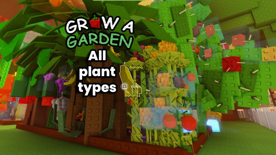 All types of plants in Grow a Garden cover image