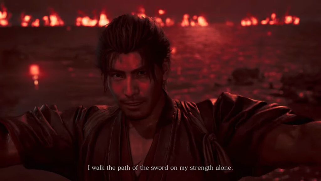 Miyamoto Musashi in the new Onimusha: Way of the Sword trailer (Image via Capcom)