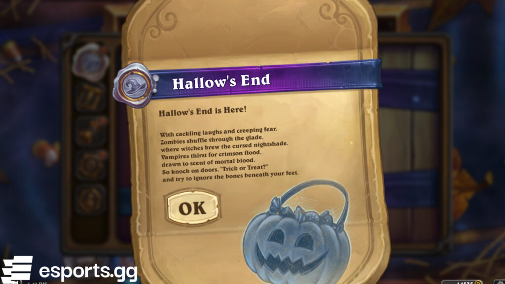 Hallow's End 2025 invitation (Screenshot via esports.gg)