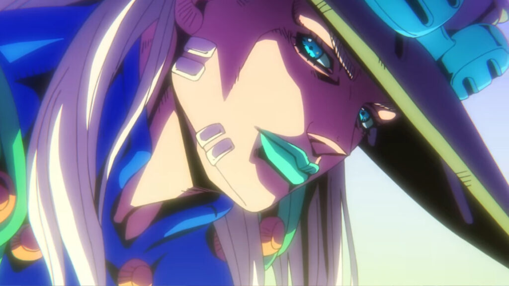 Gyro Zeppeli in the anime  (Image via Lucky Land Communications | Shueisha | JoJo The Animation Project)