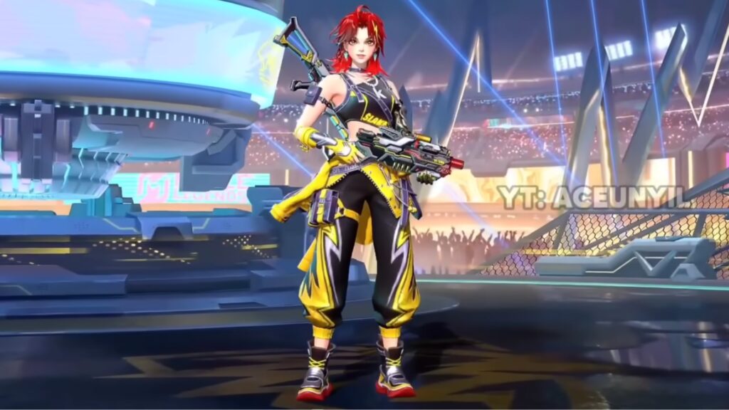 The M6 Beatrix Finals MVP skin preview. (Image via Ace Unyil on YouTube)