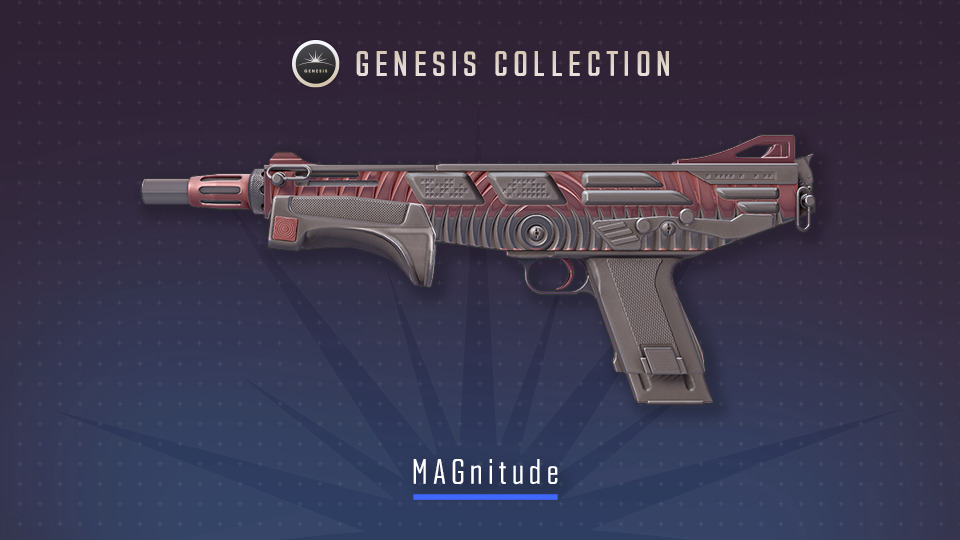 MAGnitude, a Mil-Spec MAG-7 skin (image via Valve)