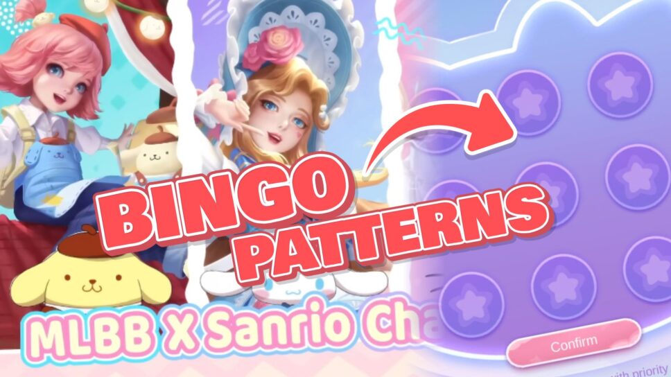 MLBB x Sanrio 2025 rerun event: List of bingo patterns cover image