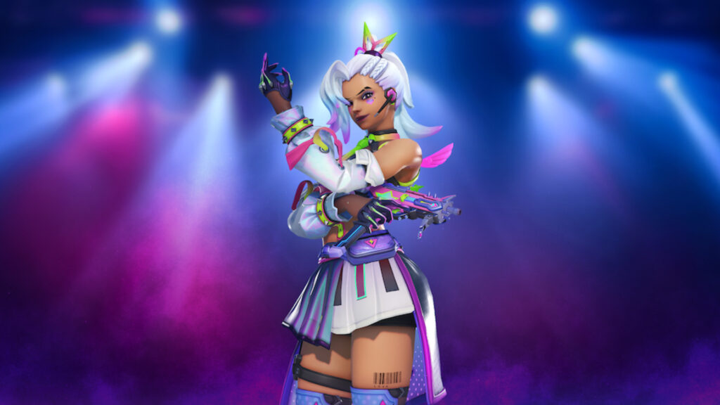 Music Festival Sombra skin (Image via Blizzard Entertainment)