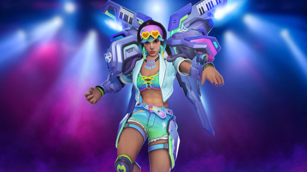 Music Festival Pharah skin (Image via Blizzard Entertainment)