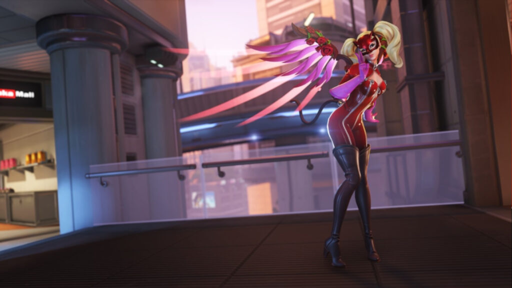 Panther Mercy skin (Image via Blizzard Entertainment)