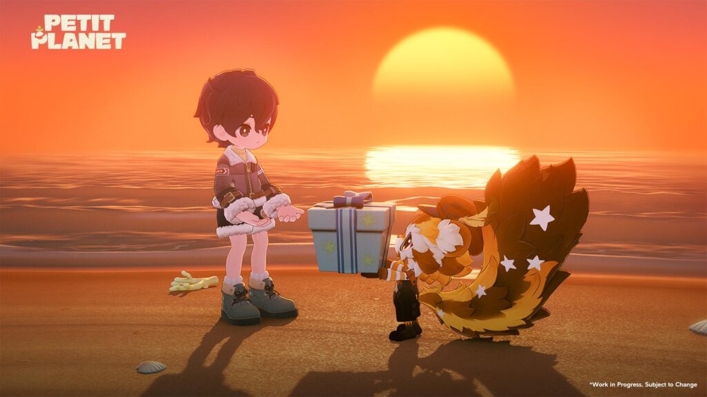 Like in Animal Crossing, you can forge friendships with Neighbors in HoYoverse's Petit Planet. (Image via HoYoverse)