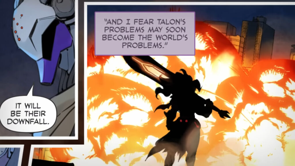 A possible hint at Overwatch 2's Hero 45 (Image via Blizzard Entertainment)