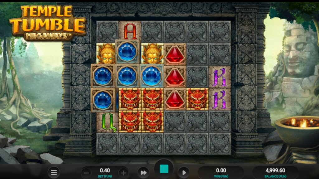 Temple Tumble screenshot (Image via Relax Gaming)
