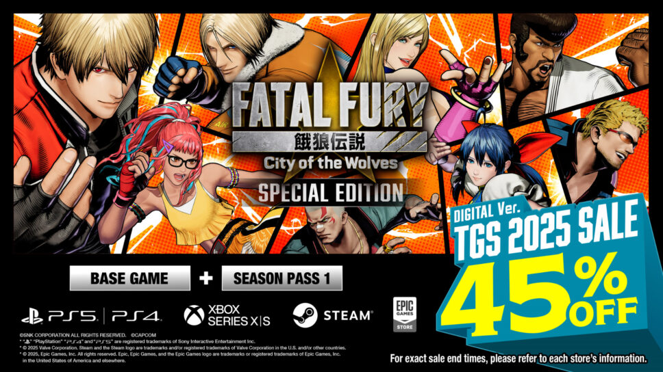 FATAL FURY: City of the Wolves gets major sale during Tokyo Game Show 2025 cover image