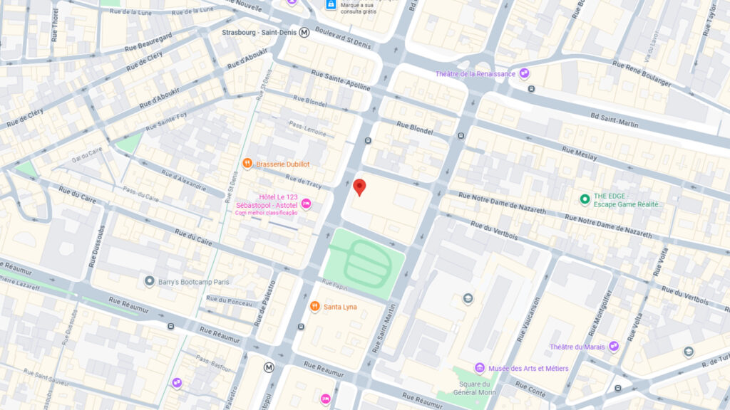 V.Hive location (Screenshot from Google Maps)
