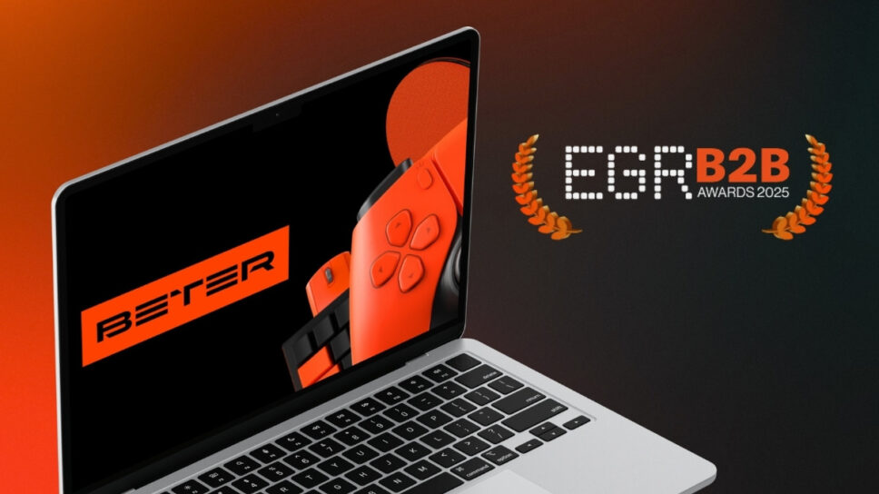 EGR B2B Awards 2025 crown BETER esports betting supplier cover image