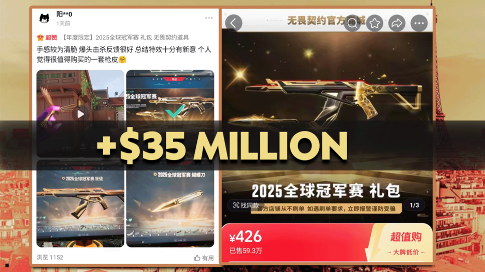 $35 million in 5 days: VALORANT’s bundle takes over China’s Douyin cover image