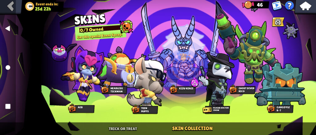 Halloween Brawl Stars skins (Image via esports.gg)