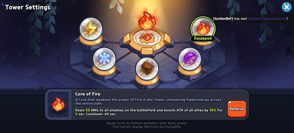 Core of Fire is the best out of all the options (Screenshot via esports.gg)