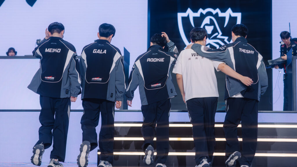 IG was eliminated from the LoL Worlds 2024 by T1 (Image by Colin Young-Wolff/Riot Games)