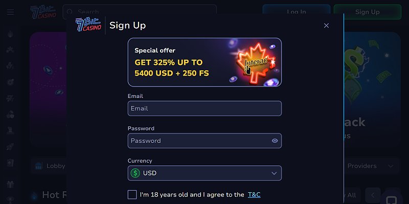 7bit Signup
