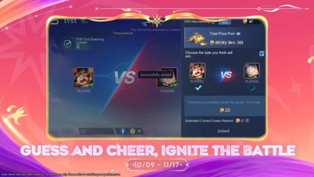 Challenge your rivals with the 1v1 Game Mode. (Image via MOONTON Games)